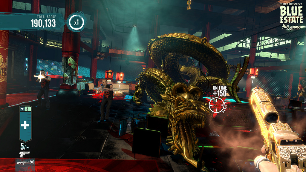 Blue Estate is pretty much a PS1/Dreamcast-era lightgun shooter, making good use of motion controls to approximate the arcade experience.