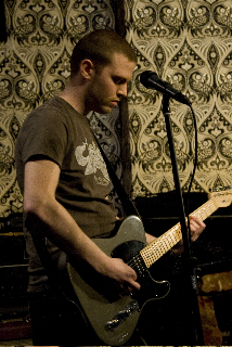Alex Burton on guitar (photo by Laura Bishop)
