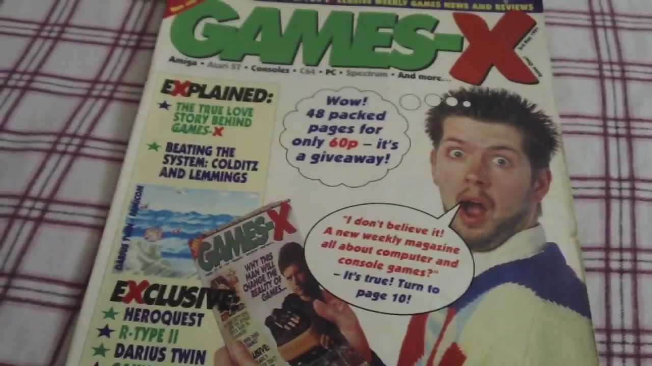 Games-X was one of the earliest magazines my brother worked on -- and, to my knowledge, the only weekly newsstand games mag.