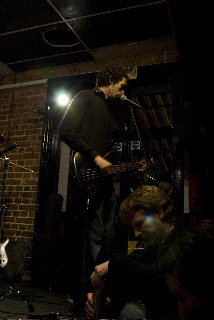 Matt Rampton on vocals and bass (photo by Laura Bishop)