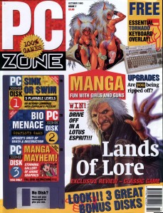 The sadly defunct PC Zone was noteworthy in that its online material complemented rather than recreated its hardcopy content. Also it had a cover feature about hentai games way back in 1993. Bold!